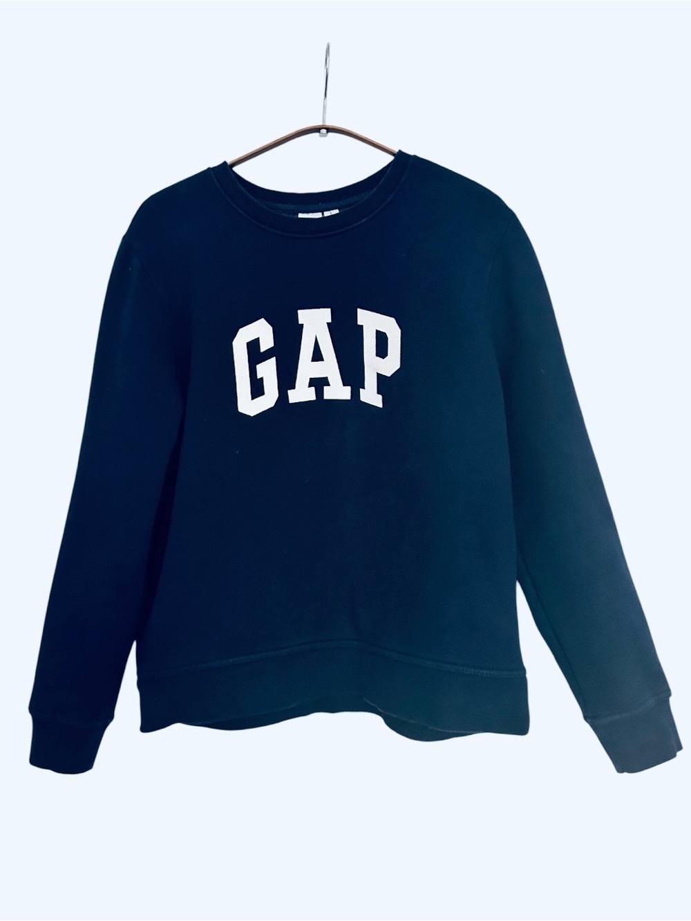 GAP Navy Crewneck Sweatshirt with White Logo